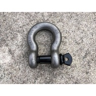 8.5 Tons Of Gasket With Omega Lifting Blades 1 inch safety factor 5 Times Screw Pin Shackle 8.5 ton 