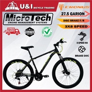 GARION 710 910 27.5 (650B) 27.5" Alloy Hardtail Mountain Bike Brake Disc / 24 Speed MTB