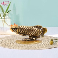 Abbraccia Mini Arowana Statue Incense Stick Holder Fish Statue for Tea Room Yoga Table