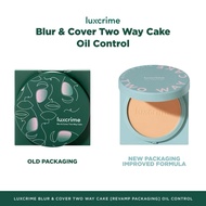 [Mussa] Luxcrime Blur & Cover two way cake: Oil Control - Honeycomb 8.5g