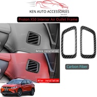 Proton X50 Interior Cover Air Outlet Frame  Cover Carbon Fiber Look/ Interior Cover