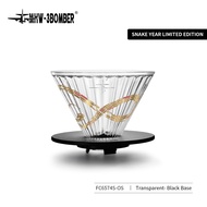 MHW-3BOMBER Elf Glass Dripper ดริปเปอร์กาแฟทรง V60