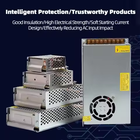 Power Supply SMPS 5 12 24 36 48 V AC DC 220V TO 5V 12V 24V 36V 48V 1A 2A 3A 5A 10A 20A 30A 40A Switc