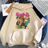 2023 newFun Anime Cartoon Hoodies Men Harajuku Album Print Long Sleeve Casual Hoody Winter Fashion Punk Style. Hooded Sweatshirt