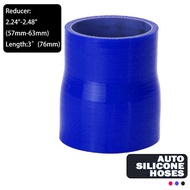 Intercooler hose 1PCS 57mm-64mm 3-Ply Silicone Hose Reducer Coupler Turbo