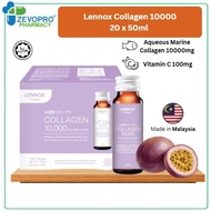 Lennox Collagen 10000 Pack of 20x50ML [EXP /2027] Firm, Youthful Skin, Improved Elasticity