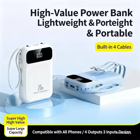 20000mAh Mini Power Bank Fast Charge Powerbank CCC Portable External Battery for iPhone Xiaomi Huawe