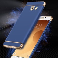 Samsung Galaxy C7 C9 Pro Plating Matte Hard Case Thin 3 in 1 Scrub Back Cover