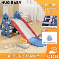 HUG 3 In 1 Slide for baby Playground Set For Kids Big Slide Play House For Kids Indoor Baby Slide