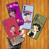 C866 Betty Boop Soft Silicone Phone Case for Samsung Galaxy S24 S24 FE S24Plus S24Ultra