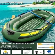 Double Rubber Boat Inflatable Boat Thickened Wear-Resistant Assault Boat Kayak Hovercraft Drifting B