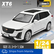 Cadillac XT6 2023 Die-Cast 1/24 1:24 Scale Alloy Toy Car Collectible Vehicle Model Diecast Alloy Car