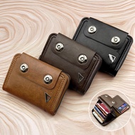 9 ️ ⃣ Men's Anti-Degaussing Organ Card Holder Double Buckle Wallet Large Capacity Trendy Card Change