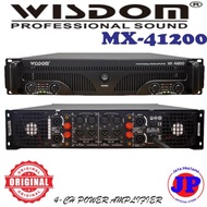 Wisdom MX-41200 4-Channel Power Amplier Wisdom MX41200 Kelas TD
