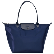 Genuine longchamp Le Pliage NEO Shoulder Bags Thick nylon dumpling bag long handle Large size Tote Bag L1899578006 Navy color