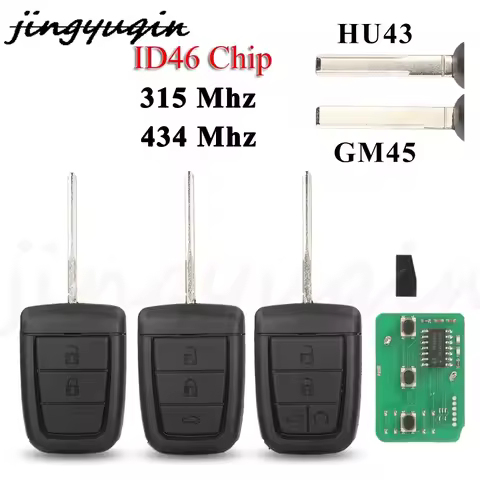 JYQ Remote Car Key 315Mhz 434Mhz ID46 For Holden VE Commodore Omega Berlina Calais SS SV6 HSV GTS Po