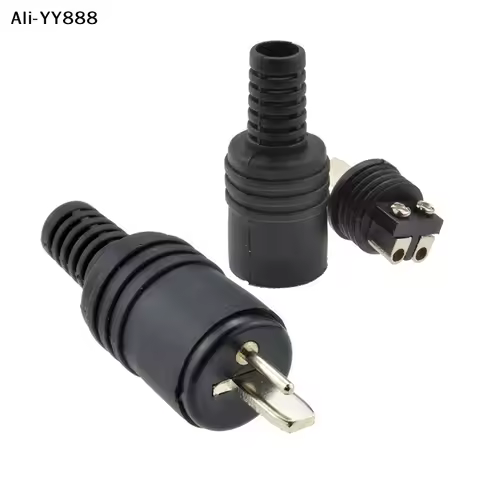 【YY88】2Pcs 2026 New 2 pin DIN Plug Speaker and HiFi Connector Screw Terminals