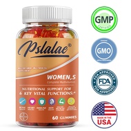 Pslalae Gummy Multivitamins with Vitamins A, C, D, E, B6, B-12, Biotin and Calcium for Immune Health