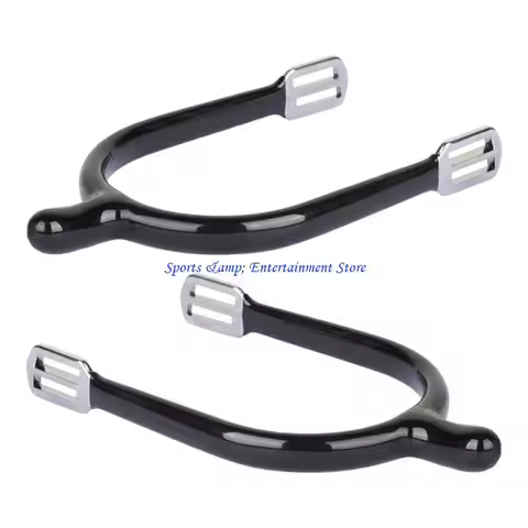 G7NF Boot Spur Horse Riding Spur Set with Adjustable Strap for Daily Horse Handling