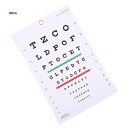 purplen Premium Snellen Eye Chart Wall Chart Plastic Waterproof Snellen Charts For Eye Test Exams VN