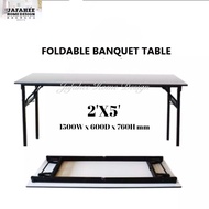 JFH 3V Foldable Banquet Table 2'X5' (520)