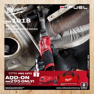 MILWAUKEE M12 FUEL 3/8'' EXTENDED REACH IMPACT RACHET (M12 FIR38LR-0 / M12 FIR38LR-301B)