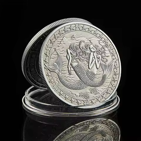 Pisces 12 Constellation Embossed Antique Coin Zodiac Sign Token Commemorative Coin Ornament Gift
