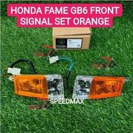 FAME GB6 FRONT SIGNAL SET ORANGE