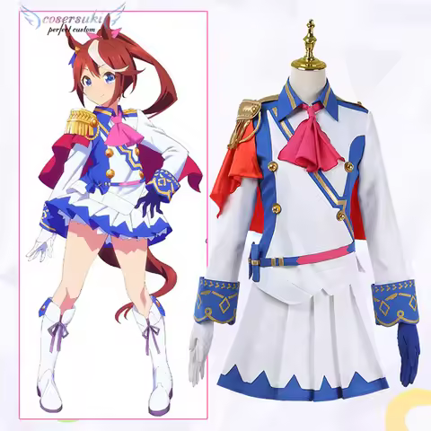 Game Uma musume Pretty Derby Tokai Teio Top of Joyful Cosplay Costume Halloween Christmas Convention