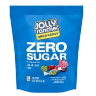 JOLLY RANCHER Zero Sugar Assorted Fruit Flavored Sugar Free Hard Candy, Bulk Individually Wrapped 10