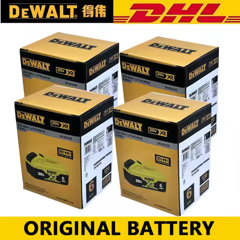 2AH 5AH 6Ah 9Ah Original Dewalt 20V Battery For DCB200 DCB606 DCD609 18v dewalt outillage dewalt pow