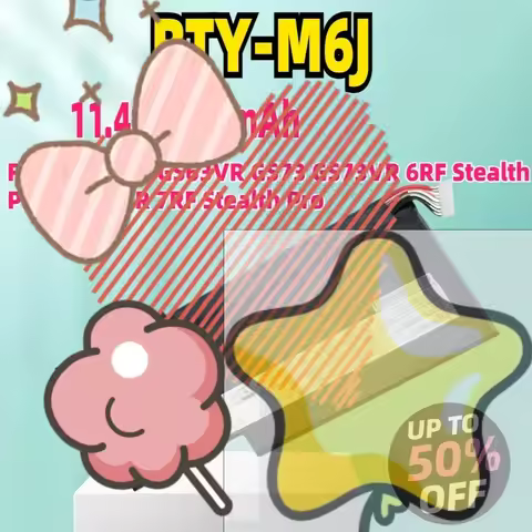 New High Quality 64.98Wh Laptop Battery BTY-M6J For MSI GS63 GS63VR GS73 GS73VR 6RF Stealth Pro/ GS7