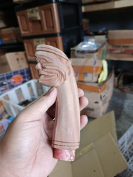 GAGANG GOLOK CEPOT UKIR KAYU RASAMALA NATURAL