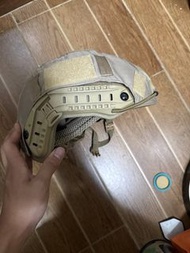 Airsoft FAST Helmet/頭盔 high cut+沙色盔布