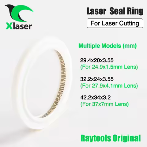 XLaser Raytools Laser Sealing Ring For 24.9x1.5 27.9x4.1 37x7mm BM06K Fiber Laser Head Protective Le