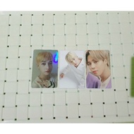 Bts Straykids Jimin, Suga, Bhangchan official Photocard