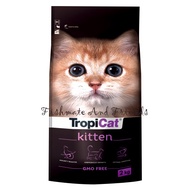 TropiCat Kitten GMO Free 2kg Cat Food/Makanan Kucing