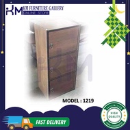 KM Furniture Colour Box With Door/ Color Box/ Bookcase/ Book Shelf/ Filling Cabinet/ Rak buku/ Rak buku kayu