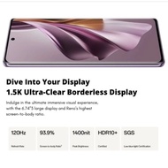 OPPO RENO 10 PRO 5G RAM 12/256GB | OPPO RENO 10 5G 8/256GB GARANSI