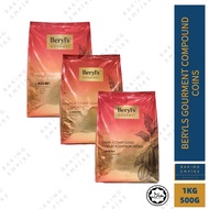 Beryls Chocolate Compound Coins 1kg/500g