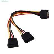 HUBERT Hard Disk Power 15Pin Converter SATA II Power Extension Cable PSU Extension Cable PSU Cable P