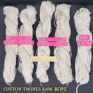 COTTON TWINE RAW ROPE / TALI KAPAS/TALI COTTON/COTTON STRING /STRING KAPAS/ TWINE ROPE