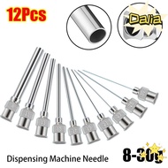 DALIA 12Pcs Industrial Glue Injection Needle, 8G-30G Fluids Stainless Steel Dispensing Machine Needl