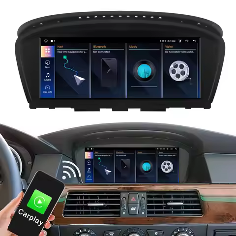 Android Car radio for BMW 3/5 series E60/E63/E64/E90/E91/E92/E93 CCC screen Carplay Android Auto, iD