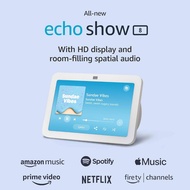 Amazon All-new Echo Show 8 (3rd Gen, 2023 release) | With Spatial Audio, Smart Home Hub, and Alexa | Glacier White Glacier White Device only