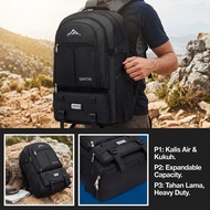 56-75L Hiking Backpack  Large Capacity Backpack Travel Outdoor Bag Waterproof Mountain Bag Travel Hi