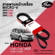 HONDA JAZZ Front Engine Belt For (Engine L15A7 L15Z L13A L15A2) 5PK1135/5PK1140/5PK1145/GATES