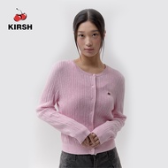 [KIRSH] SMALL CHERRY STANDARD-FIT CABLE CARDIGAN | 26SS | Korean Fashion Women Sweater | Casual Knit