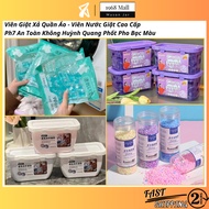 Laundry Detergent Tablets - Ph7 Child Safe Laundry Detergent Tablets Non-Fluorescent Silver Seal wit