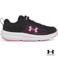 Under Armour Girls' Pre-School UA Assert 10 AC Running Shoes - BLACK (003)